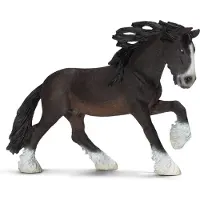 Schleich Djur - 17 x 12 cm - Shire Hingst 13734 - - One Size - Leksaksdjur