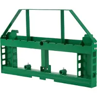 Vevor Kompaktlastarram, 1814 kg nominell lastkapacitet, 115 cm pallgaffelramfästen med 50,8 mm dragkrokfäste och spjuthylsor, passar för John Deere-lastare, snabbfäste, endast ram