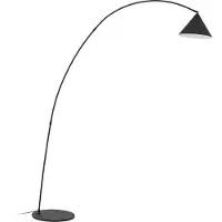 LINDBY Golvlampa , Triangolo, Svart, Vardagsrum, Metall, Modern