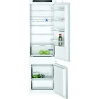 Siemens iQ300 KI87VVSE0 - Kylskåp/frys - bottenfrysskåp - inbyggd - fördjupning - bredd: 56 cm - djup: 55 cm - höjd: 177.5 cm - 270 liter - Klass E