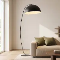 Emibig Golvlampa Arcos LIGHTING, Svart, Vardagsrum / matsal, Metall, Modern, Golvlampa