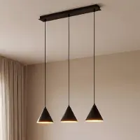 TK Lighting Hänglampa Cono , dimbar, Svart, Vardagsrum / matsal, Metall, Modern, Pendellampa