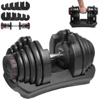 Rebel Active justerbar gjutjärn hantel 40 kg
