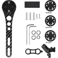 INF Cykelfäste i kolfiber för Garmin/Wahoo/Bryton