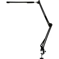 INF LED skrivbordslampa med justerbar svängarm Svart