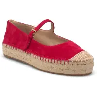 Ralph Lauren Espadrill 'LUIZE' röd