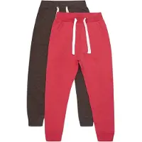 Minymo Sweatpants - 2-pack - Tomatpuré - - 7 år (122) - Sweatpants