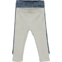 Pippi Baby Pippi Leggings - 2-pack - Blue Mirage - - 62 - Leggings