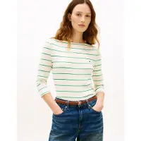 Tommy Hilfiger T-shirt 'NEW CODY' grön / vit