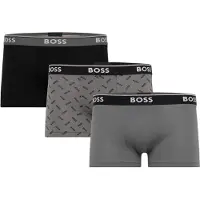 BOSS Boxershorts 'Power' grå / svart / vit