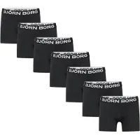 Björn Borg Boxershorts - 7-pack - Svart - - 5-6 år (110-116) - Boxershorts