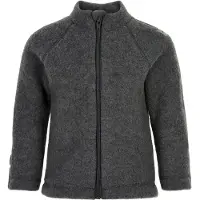 Mikk-Line Cardigan - Ull - Anthracite Melange - - 1½ år (86) - Cardigan