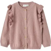 Name it Cardigan - Stickad - Noos - NmfAbinne - Deauville Mauve/ - - 4 år (104) - Cardigan