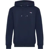 FILA Blå Bomullshuvtröja för Män
