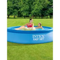 Intex Enkel Uppsättning Med Filterpatronpump Pool 244x61 Cm
