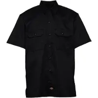 Dickies Men's Work Shirt Shortsleeve Rec Black