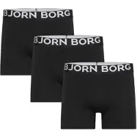 Björn Borg Organic Cotton Stretch Boxers 3-pack Svart, XXL