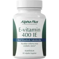Alpha Plus E-vitamin 400 IE 60 kapslar