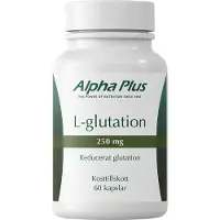 Alpha Plus L-glutation 250mg 60 kapslar