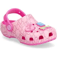 Crocs Mattel Pink Barbie Classic T Träskor