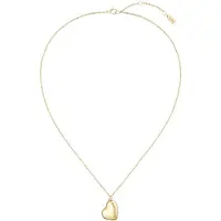 BOSS Gold-tone necklace with heart-shaped pendant