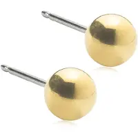 Blomdahl Örhängen Golden Ball 5 mm