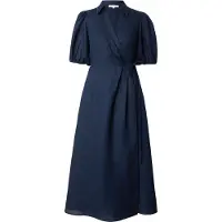 Tommy Hilfiger Ww0ww51011 Kortärmad Midi-klänning