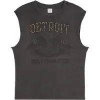 Bershka T-shirt brun / antracit / svart