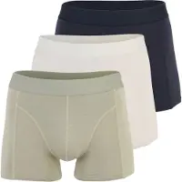 Jack & Jones Boxershorts 'JACGOBS' kräm / marinblå / pastellgrön