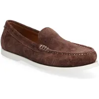 Ralph Lauren för män. 803P09766001 Merton läderloafers mörkbrun (43), Hud, Karta, Ingen, Casual, Klassisk