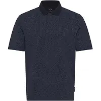 Armani Exchange för män. XM000736AF10819FB436 Polotröja marinblå (XXL), Casual, Bomull, Kort ärm, Marino