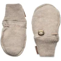 Mikk-Line Vantar - Ull - Melange Offwhite - - 86/92 - Vantar