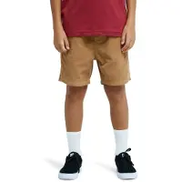 Quiksilver - Varumärken - Taxer Cord Short Youth Tobacco Brown för UnisexBomull - Barnstorlek 12 år - Brun