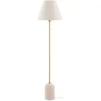 Globen Lighting Golvlampa , Gino, Beige, Vardagsrum, Tyg / textil, Design