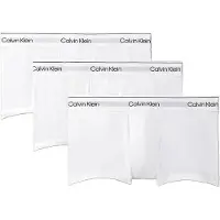 Calvin Klein 3 Pack Low Rise Trunks Icon Cotton Stretch