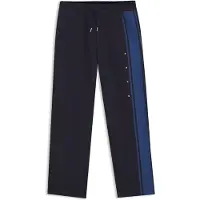 HUGO Relaxed-fit tracksuit bottoms in cotton with side stripe