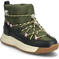 Sorel - Après-ski - Whitney III Slip-On WP W Utility Green Black för Unisex - Storlek 36 - Khaki