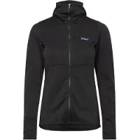 Patagonia - Fleece dam - W's R1 Thermal Full-Zip Hoody Black för UnisexUll - Storlek L - Svart