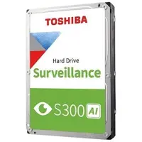 Toshiba S300 AI - Hårddisk - Övervakning - 10 TB - inbyggd - 3.5" - SATA 6Gb/s - 7200 rpm - buffert: 512 MB