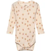 Name it Body l/ä - Rib - Bomull/Modal - NbmHobit - Peyote Melang - - 50 - Body L/Ä