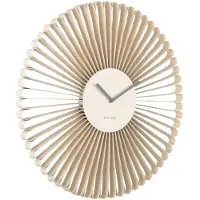 Karlsson väggklocka Cascara off white KA6074WH
