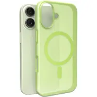 Puro Daylight Magsafe-kompatibelt silikonfodral för iPhone 17 - genomskinlig grön