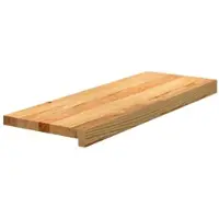 vidaXL Trappstegsmattor 4 pcs ljusbrun 70x30x2 cm massiv ek