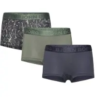 Björn Borg Hipstertrosor - 3-pack - Grön/Svart - - 11-12 år (146-152) - Hipstertrosor