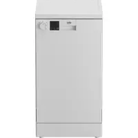 Beko DVS05024W diskmaskin fristående - Bredd: 45 cm - Höjd: 85 cm - LED-belysning - För 10 kuvert - Vit