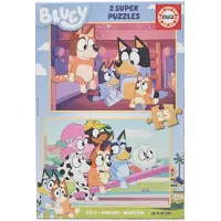 Educa Pussel Bluey 2 X 25 bitar Wood, Educa