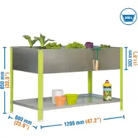 Simon Garden Urban Top 200l Blomkruka 850x1200x600 Mm