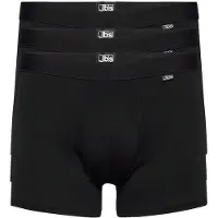 JBS Microfiber Kalsonger 3-pack - Svart, storlek Medium