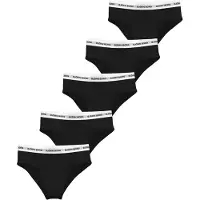 Björn Borg Logo Highwaist Briefs 5-pack Svart, L