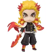 Tamashii Nations Demon Slayer Figuarts Mini Kyojuro Rengoku Flammande Andning 9 Cm